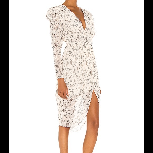 NWT For Love & Lemons Paisley Midi Dress - Picture 5 of 6